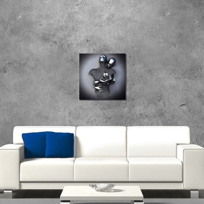 Love Heart 3D Effect Wall Art Painting
