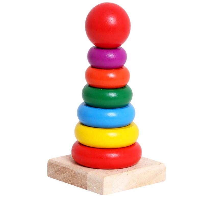 Educational Tower of Matching Building Blocks Toy | Christmas Gifts