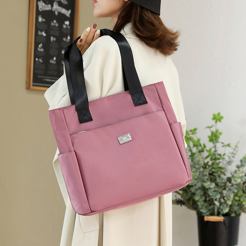 Lightweight Nylon Tote Bag Waterproof Shoulder Bag for Women