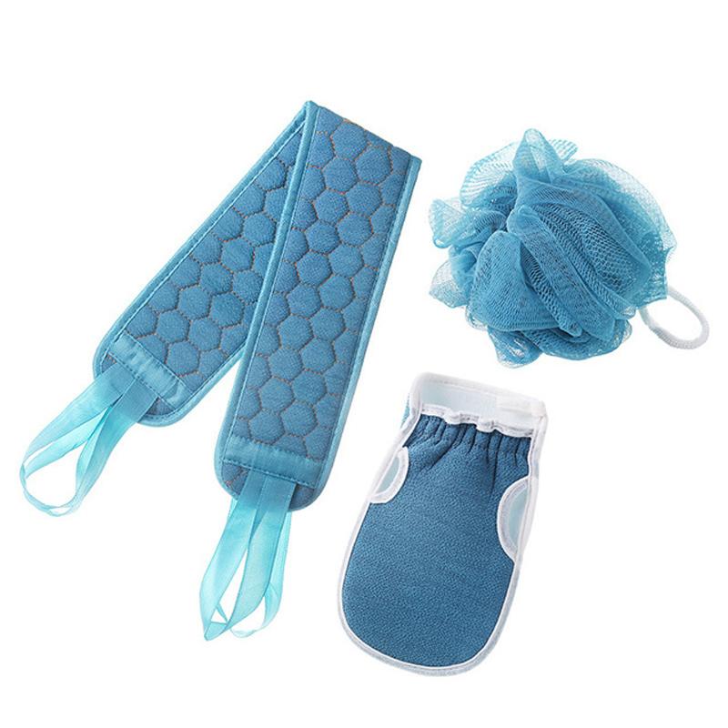 3pcs/set Splish Splash Scrubber Shower Gloves and Bath Ball