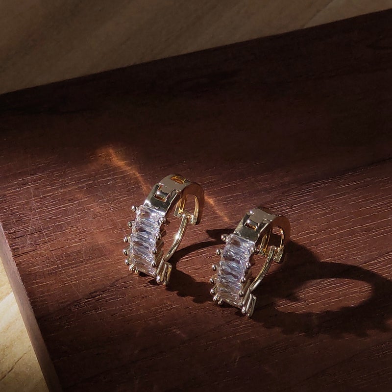 Embrace The Future - Premium Zircon Stud Earrings