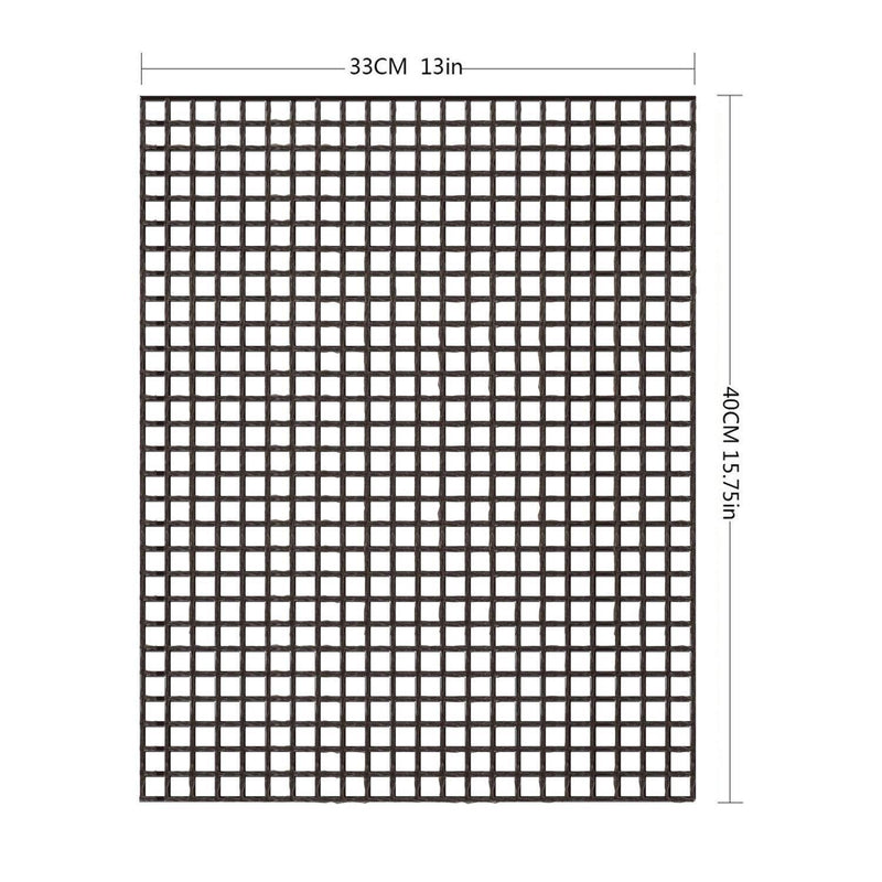 Teflon Non-stick BBQ Grill Mesh Mat for Reusable Cleaning
