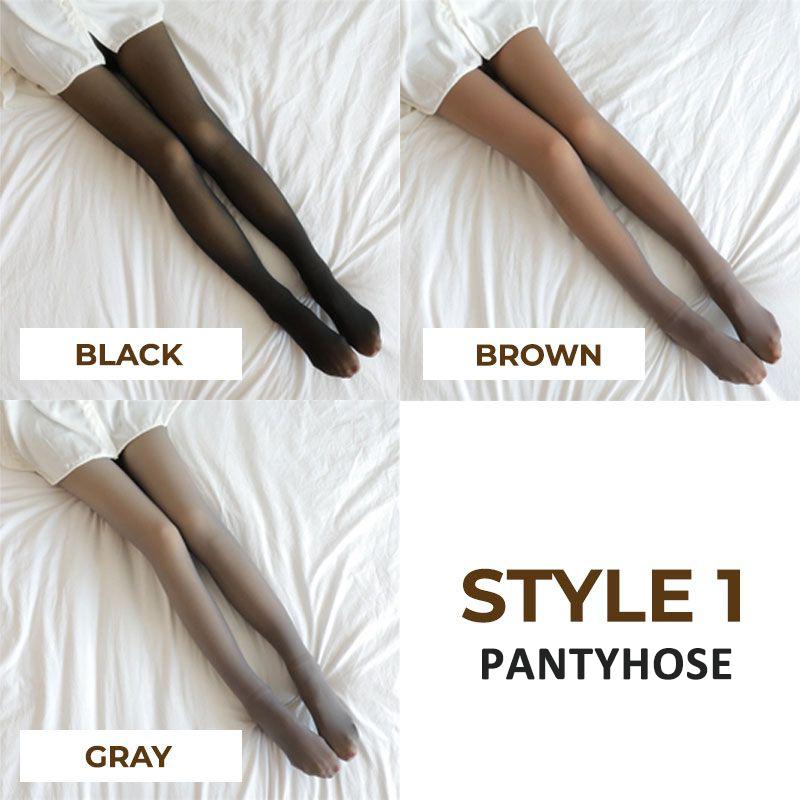 Winter Warm Pantyhose Leggings Women Fleece Lined Tights