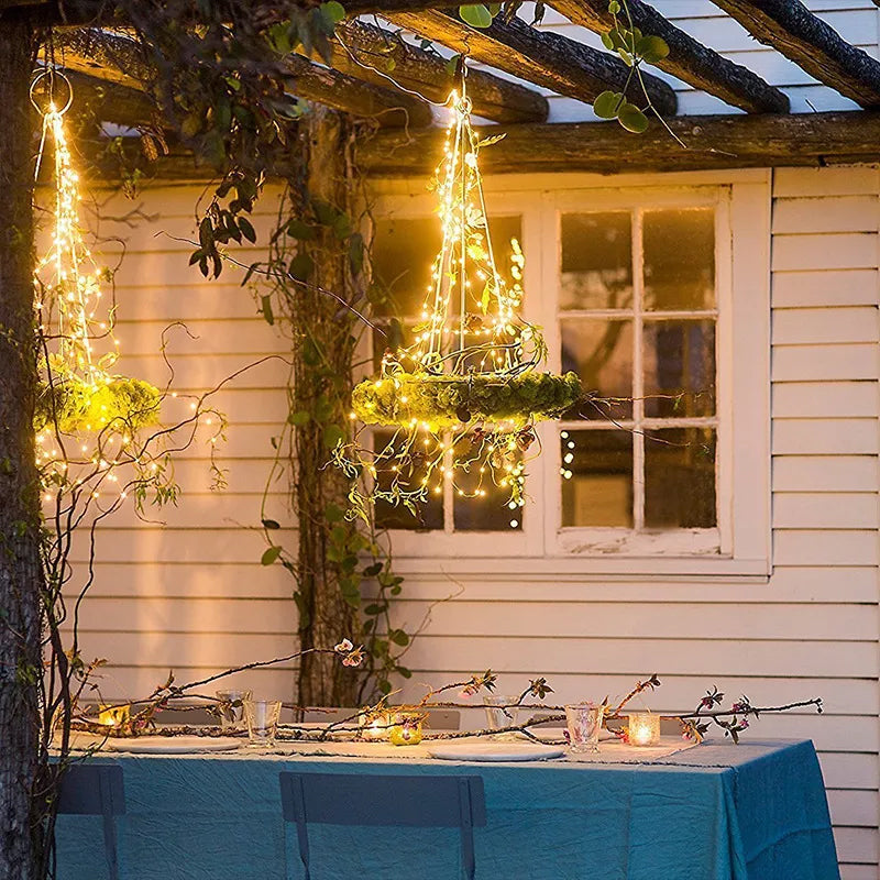 USB Remote Control Copper Wire Light String for Holiday Decoration