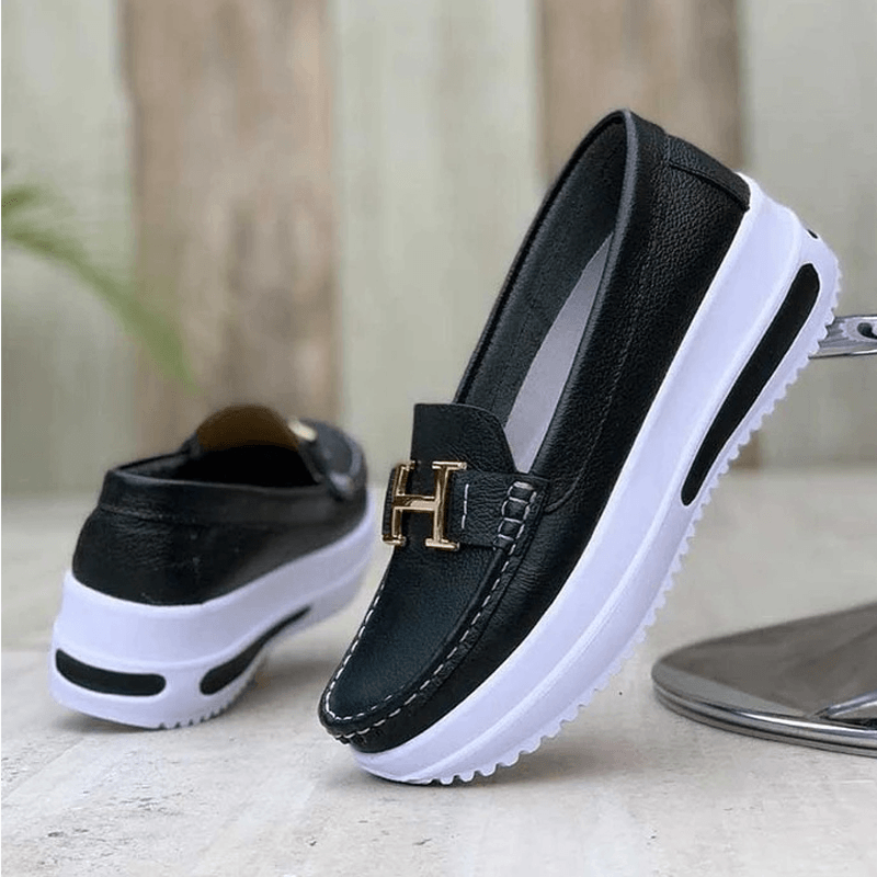 Women Round Toe Casual Walking Shoes