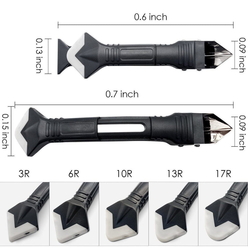 3 IN 1 SILICONE CAULKING TOOLS（STAINLESS STEELHEAD）