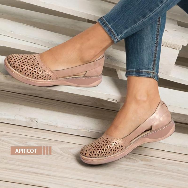 Woman Round-toe Hollow-out Breathable Sandals