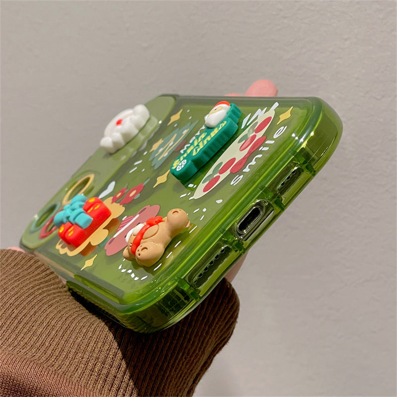 Christmas Tree Pendant For iPhone Cover with Mirror