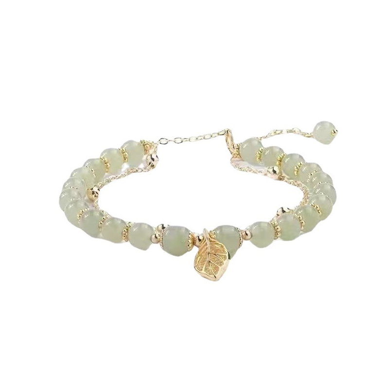 Lucky WADA Jade Bracelet - Gold Leaf, Mermaid, Peanut