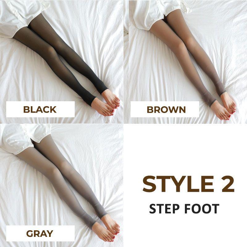 Winter Warm Pantyhose Leggings Women Fleece Lined Tights