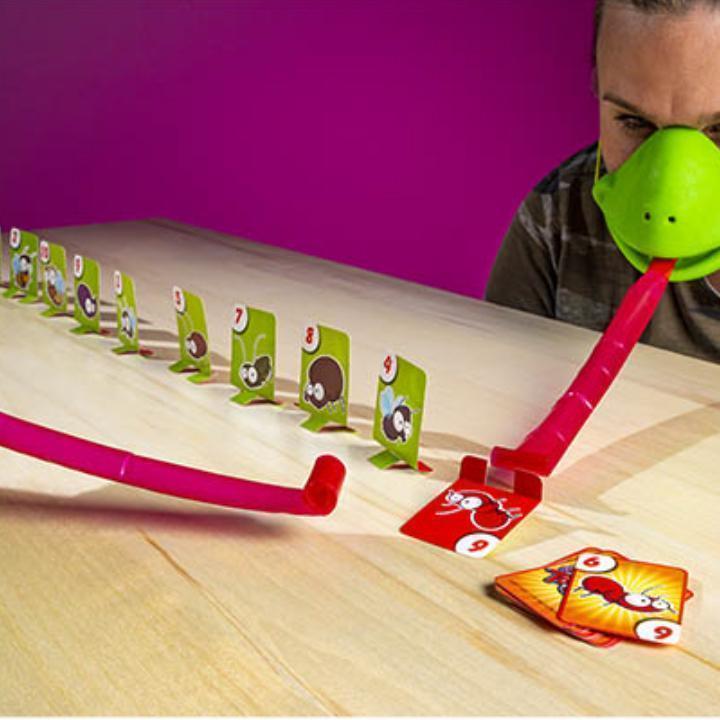 Tic Tac Chameleon Sticking Tongue Game