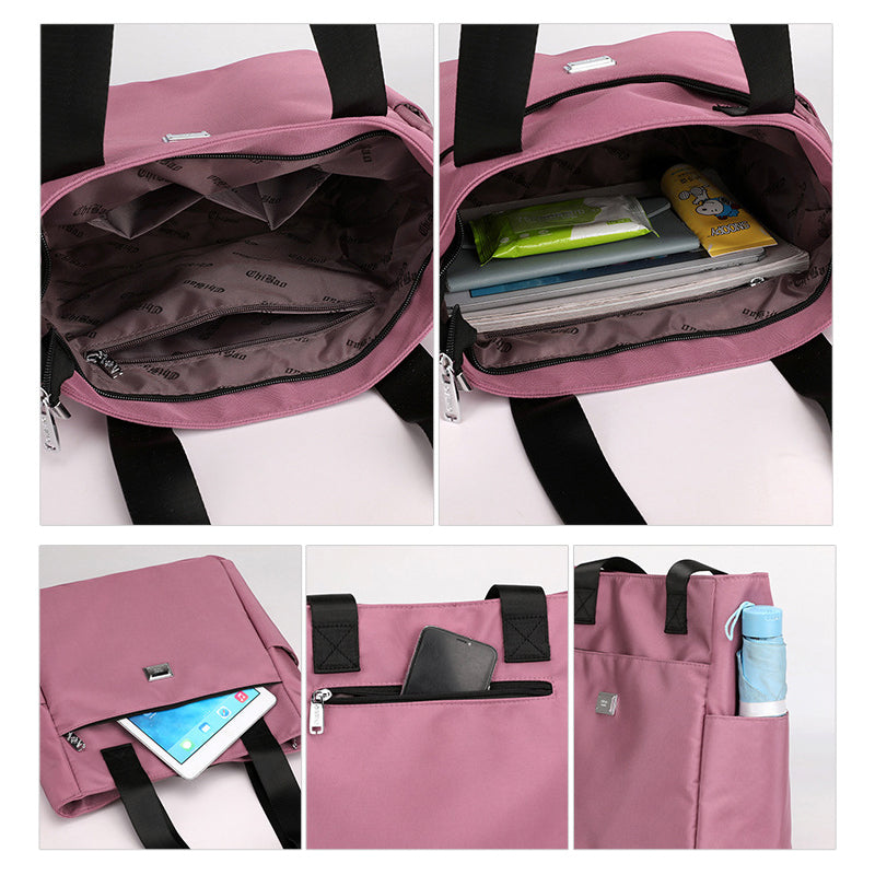 Lightweight Nylon Tote Bag Waterproof Shoulder Bag for Women