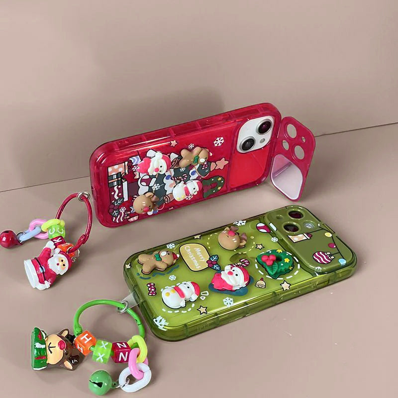 Christmas Tree Pendant For iPhone Cover with Mirror