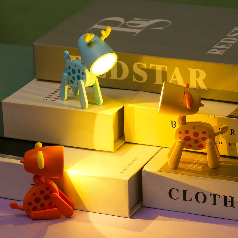 LED Cute Pet Night Light Decorative Ornament Gift Portable Mini Phone Holder Creative Led Desk Lamp