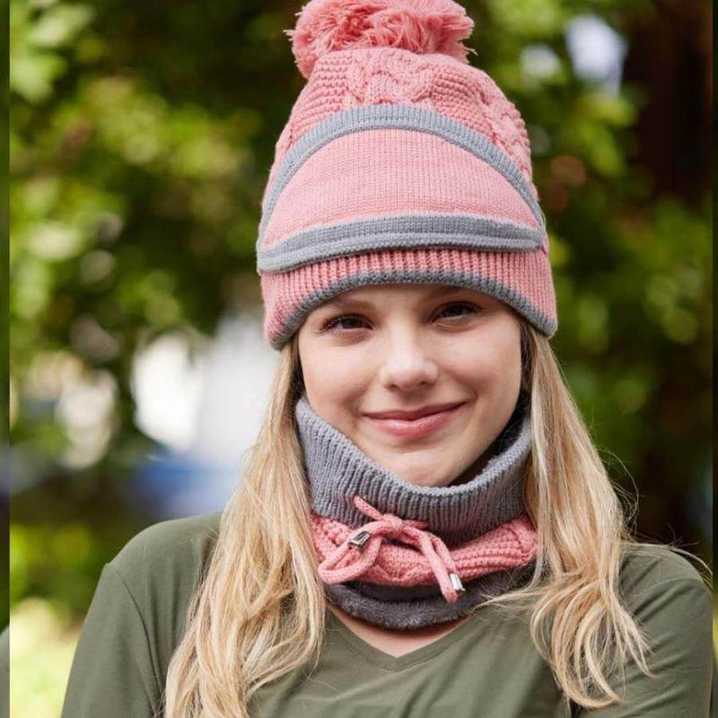 Women's Winter Set - Mask, Hat, Scarf