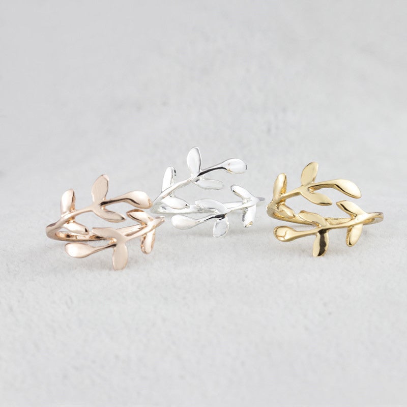 Creative Wrap Around Leaf Ring