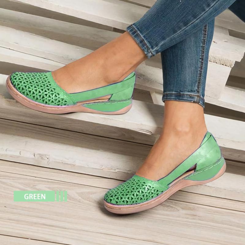Woman Round-toe Hollow-out Breathable Sandals