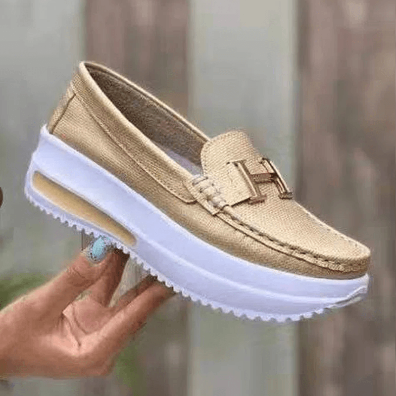 Women Round Toe Casual Walking Shoes