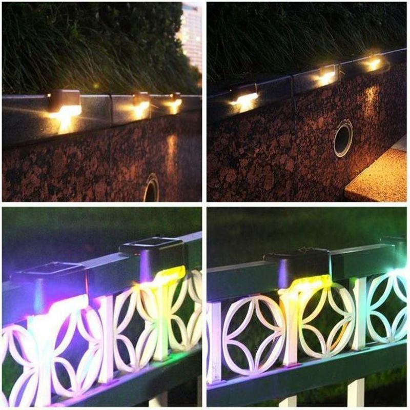 Outdoor Waterproof Stair Solar Lights (4 PCS)
