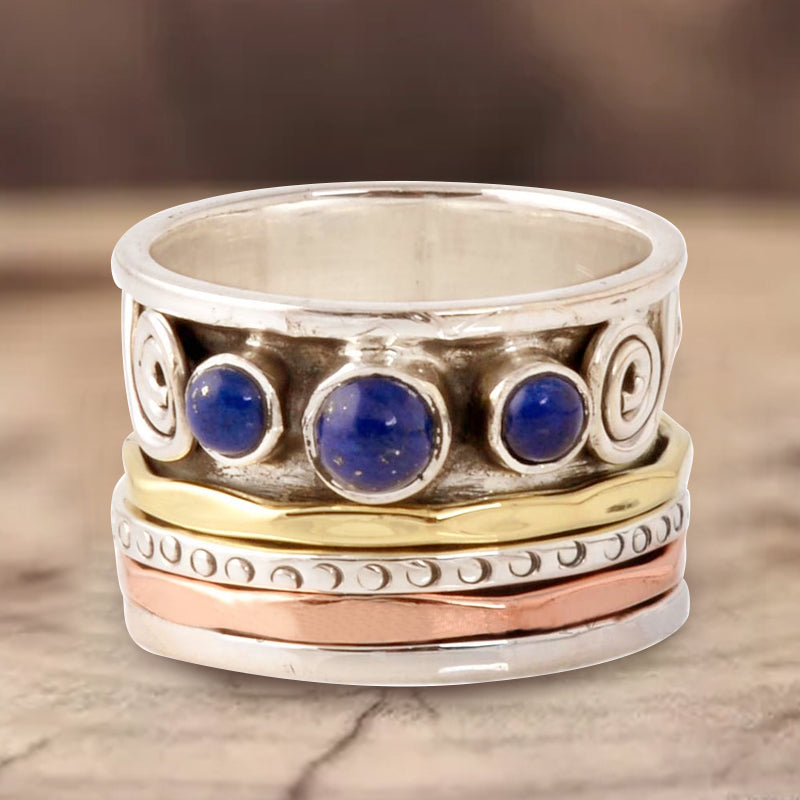 Bohemian Sapphire Meditation Ring