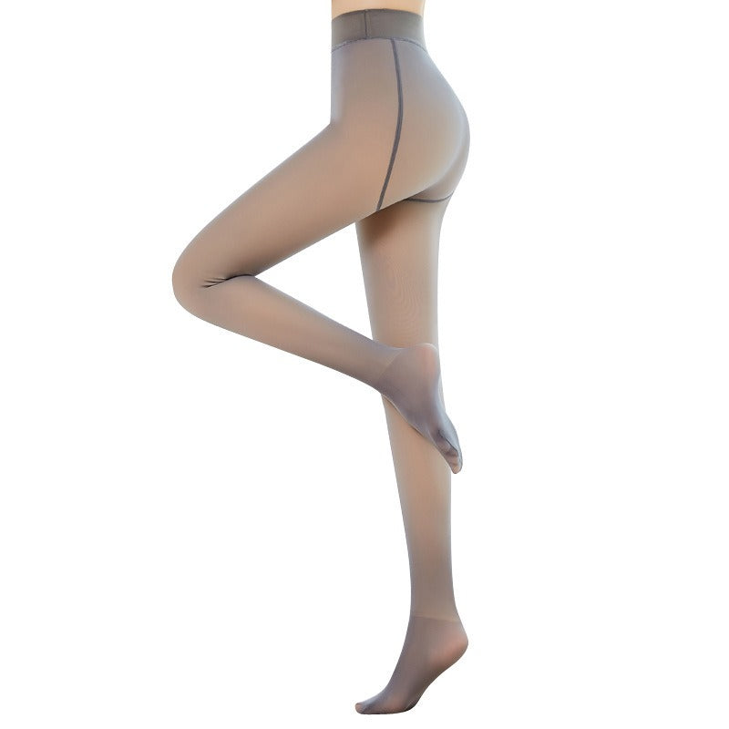 Winter Warm Pantyhose Leggings Women Fleece Lined Tights