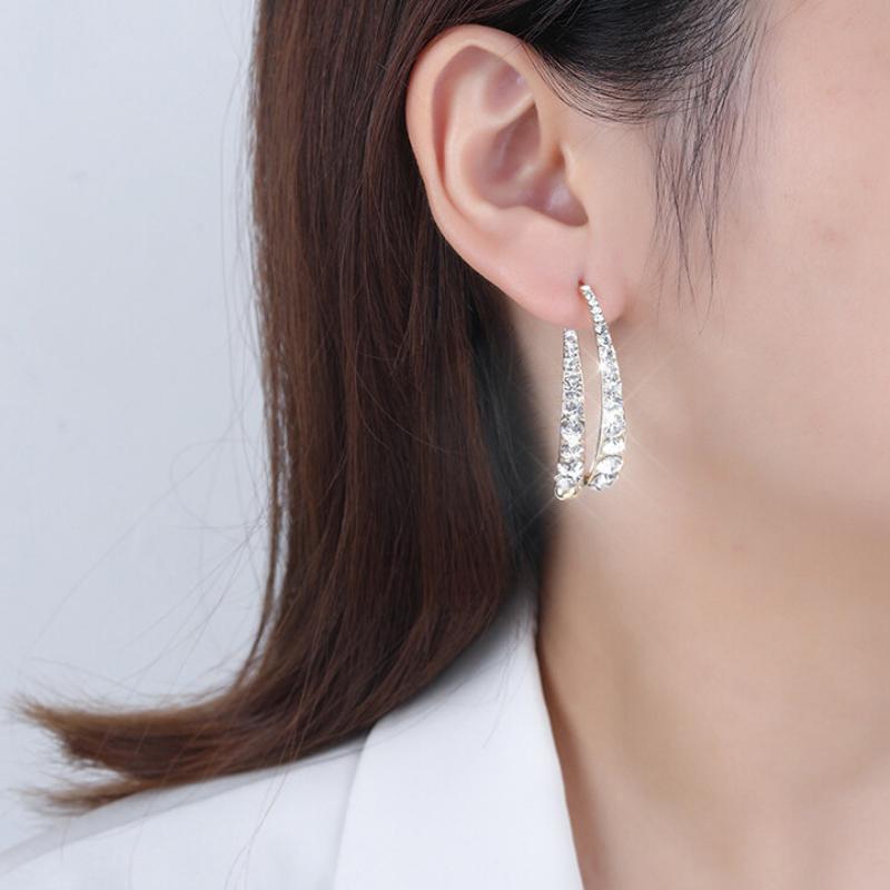 Fashion Cross Curved Earrings✨