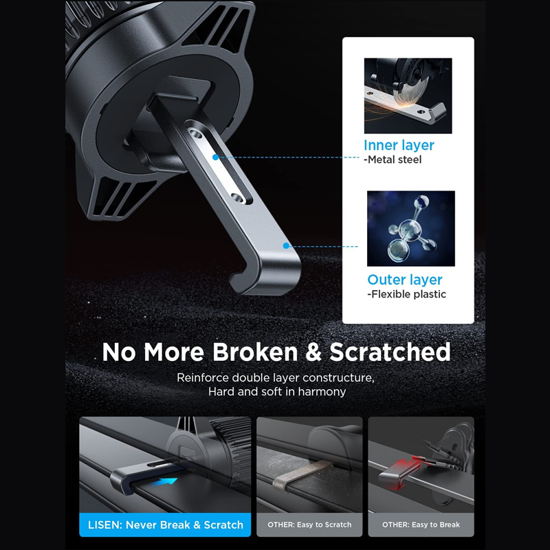 360° Rotation Air Vent Car Phone Mount Holder