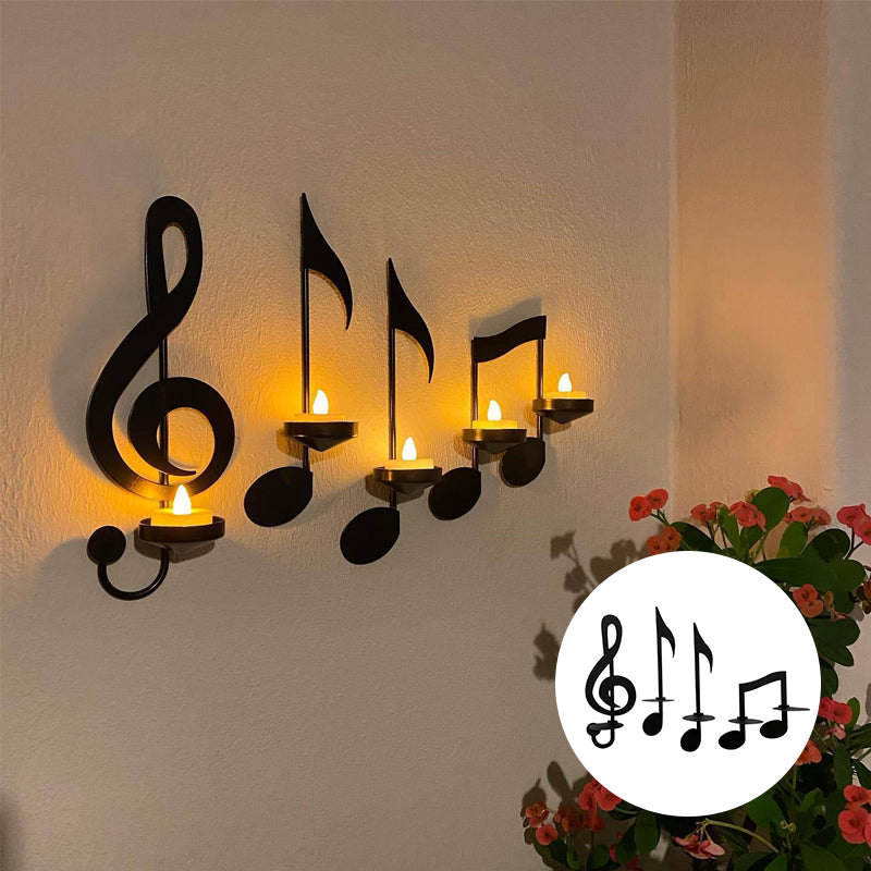 🎼Black Music Note Wall Sconce