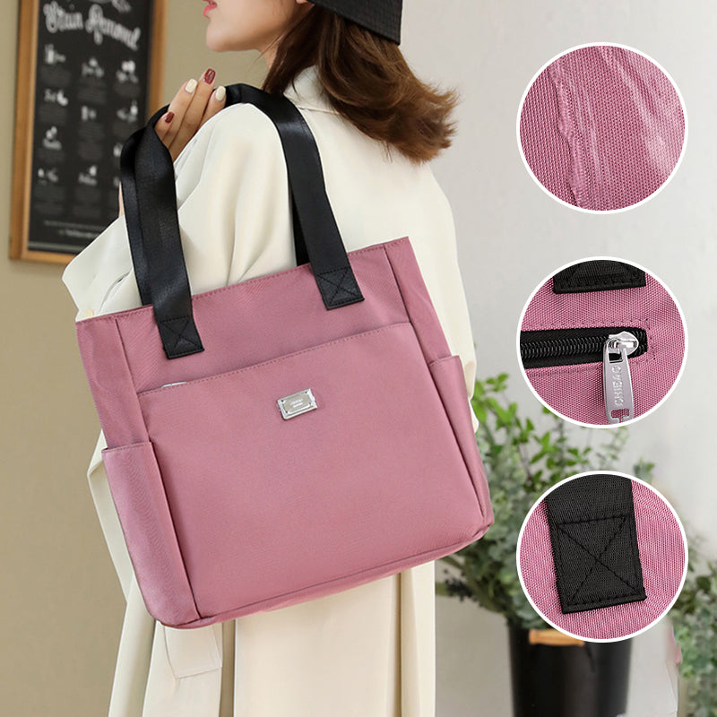Lightweight Nylon Tote Bag Waterproof Shoulder Bag for Women