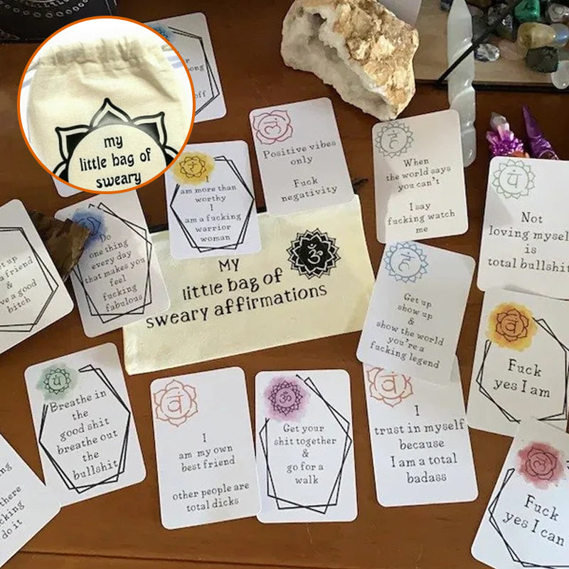 🎁Funny Affirmation Card Gift Made with Coated Paper (set of 16pcs)