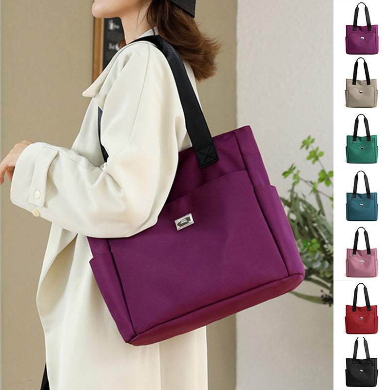 Lightweight Nylon Tote Bag Waterproof Shoulder Bag for Women