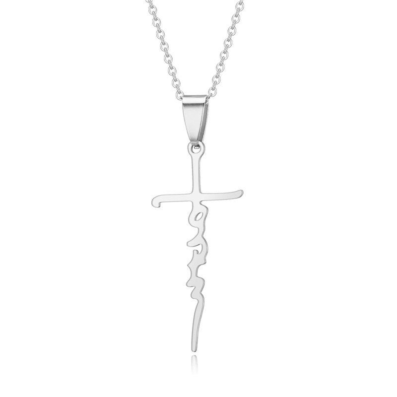 Faith Cross Pendant Necklace