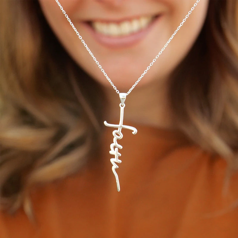 Faith Cross Pendant Necklace