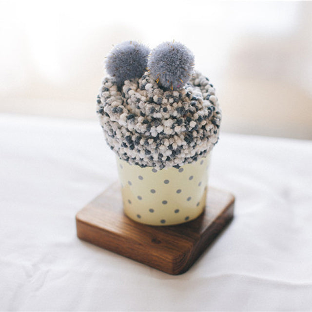 Comfy Gift Pom Pom Cupcake Socks