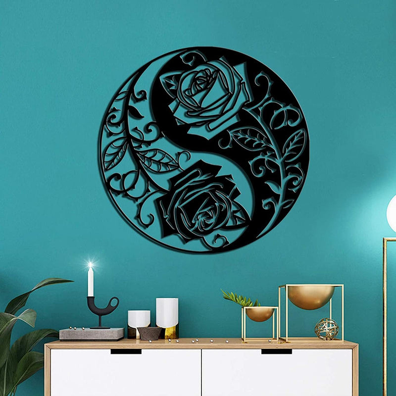 Black Metal Wall Art Home Decor