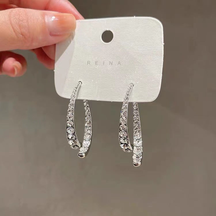 Fashion Cross Curved Earrings✨