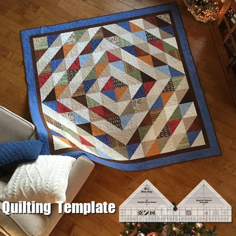 🎊90 Degree Double-Strip Quilt Ruler🎊