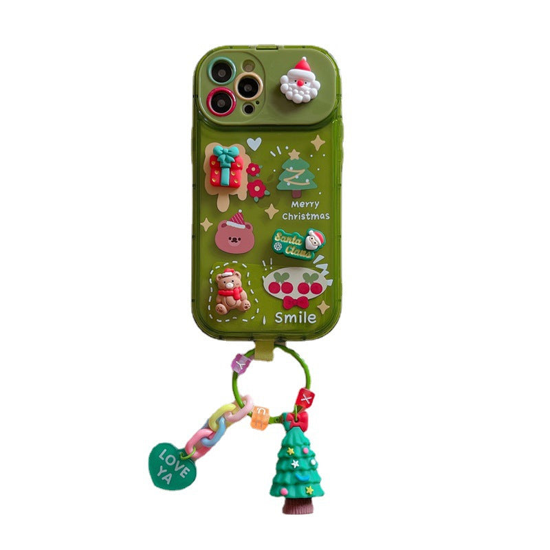 Christmas Tree Pendant For iPhone Cover with Mirror