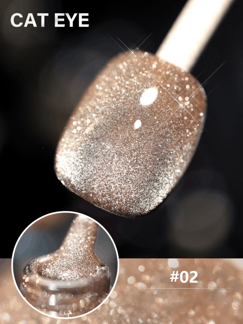 ✨Valentine's Day Promotion-50% Off✨Laser Dia-mond Cat Eye Nail Polish