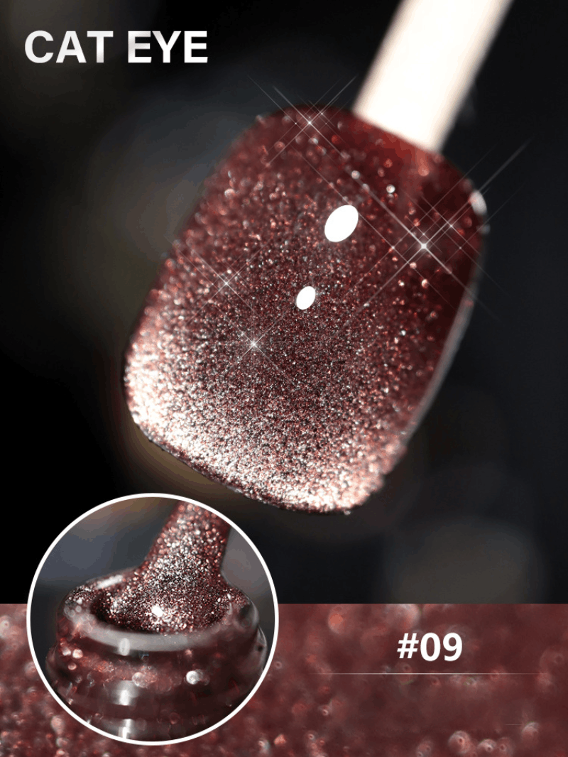 ✨Valentine's Day Promotion-50% Off✨Laser Dia-mond Cat Eye Nail Polish