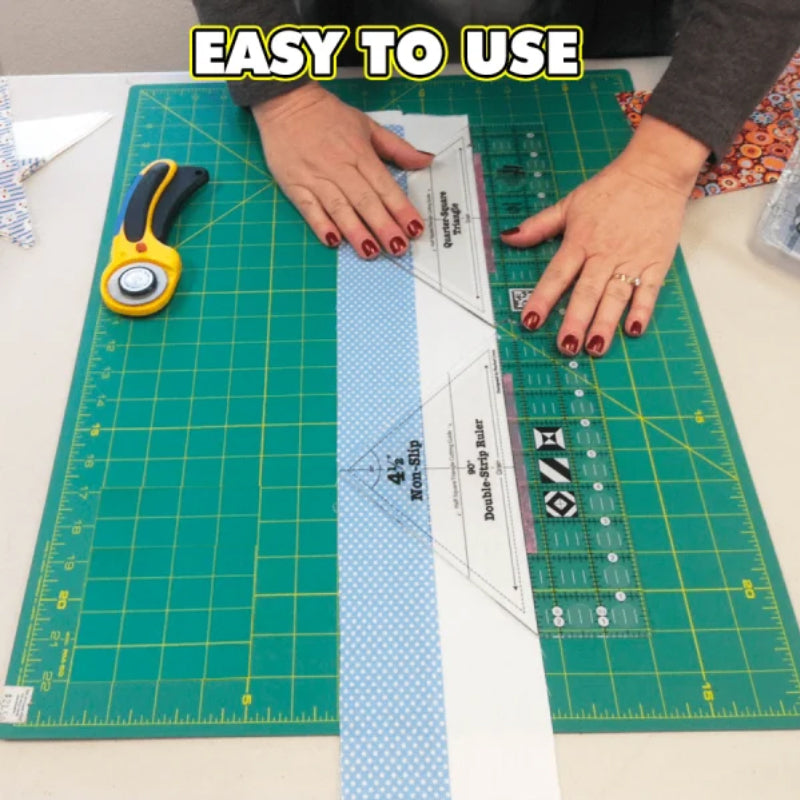 🎊90 Degree Double-Strip Quilt Ruler🎊