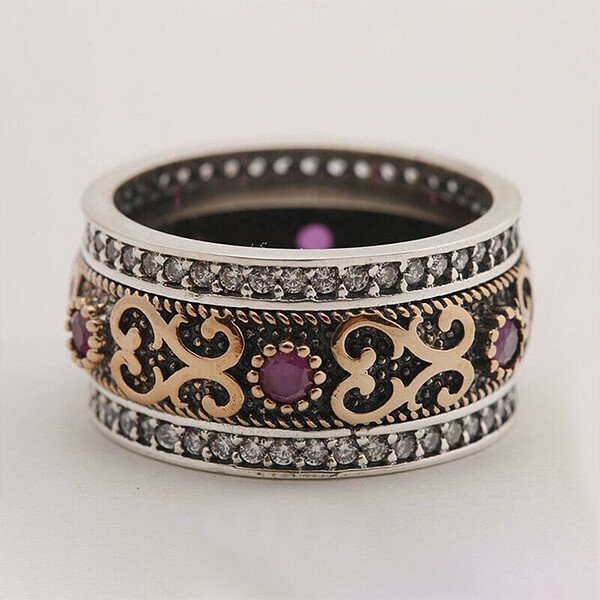 Antique Boho Gemstone Ring