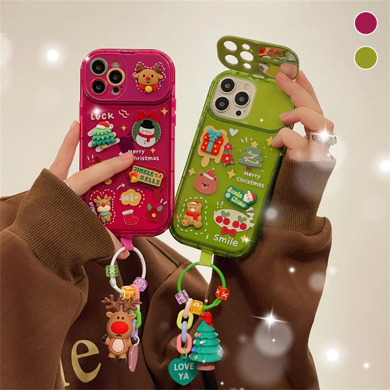 Christmas Tree Pendant For iPhone Cover with Mirror