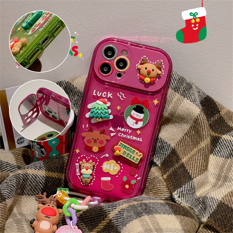 Christmas Tree Pendant For iPhone Cover with Mirror