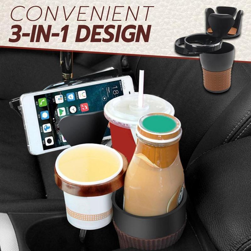 Multi-Functional Auto-Mug Car Storage Organizer