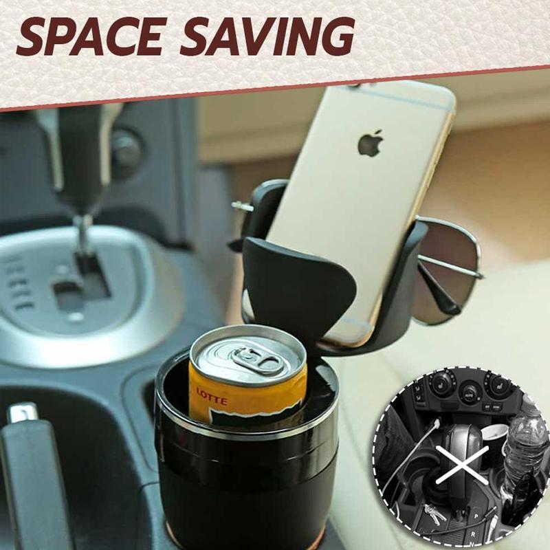 Multi-Functional Auto-Mug Car Storage Organizer