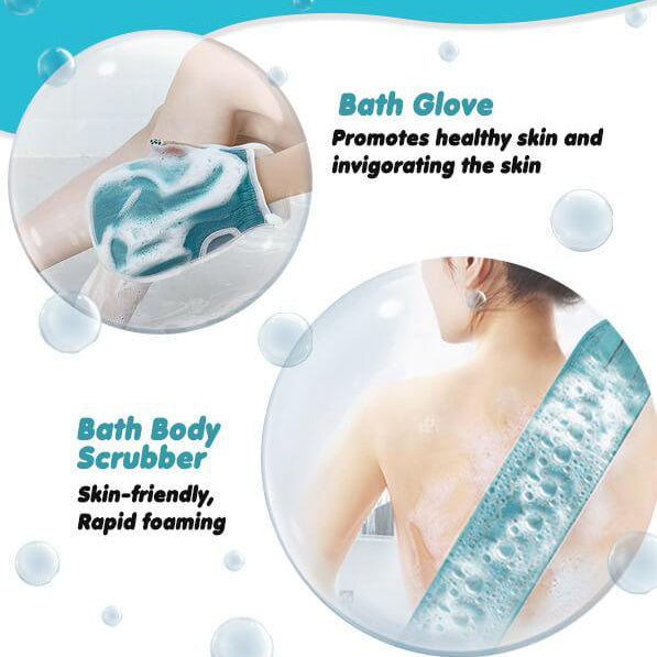 3pcs/set Splish Splash Scrubber Shower Gloves and Bath Ball