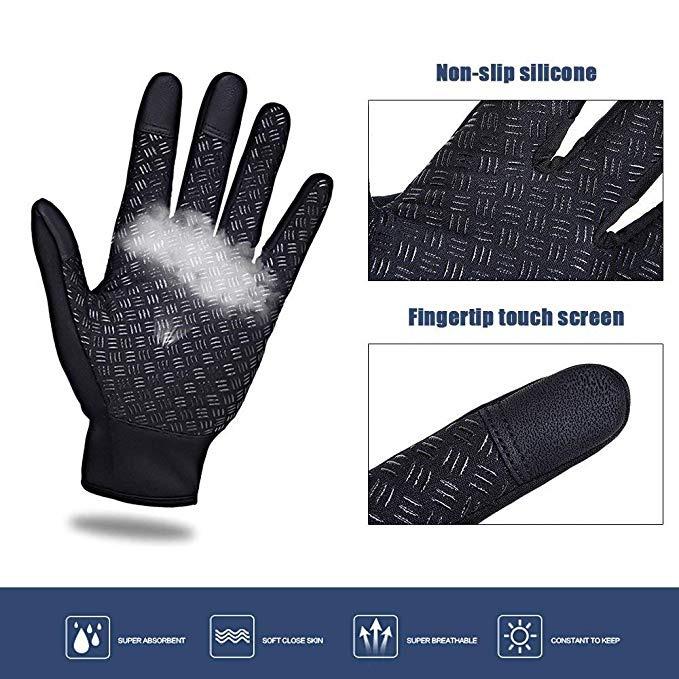 Winter Unisex Cycling Running Driving Thermal Gloves