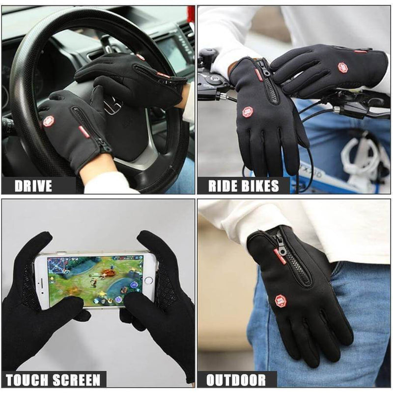 Winter Unisex Cycling Running Driving Thermal Gloves