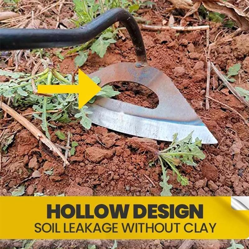 All-Steel Hardened Hollow Hoe